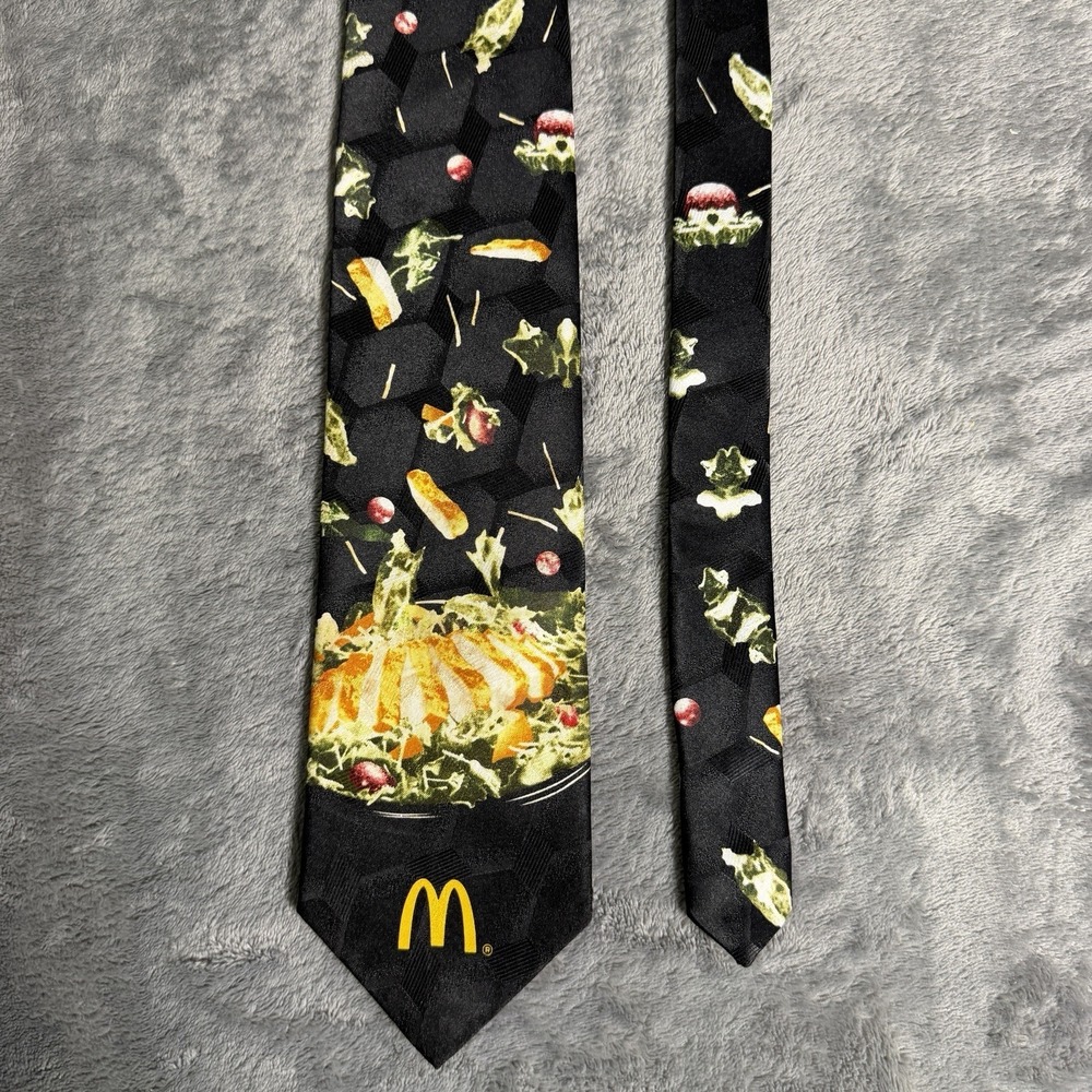 McDonald's Chicken Salad Men's Neck Tie Novelty Tie Vintage 2006 Collection